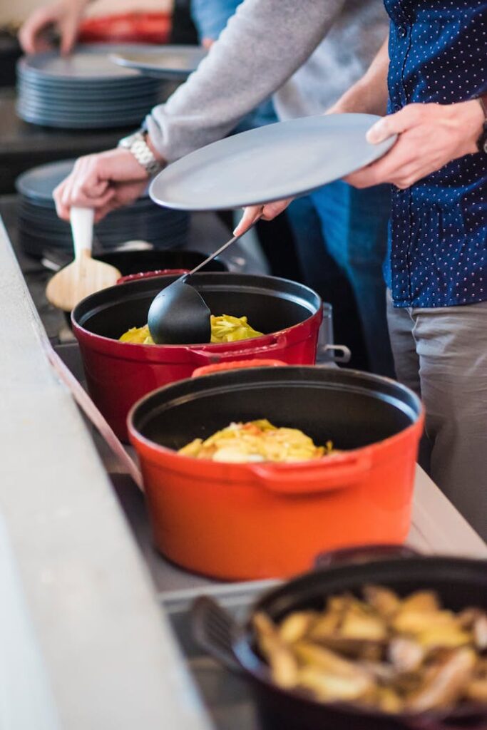 Person Holding Ladle